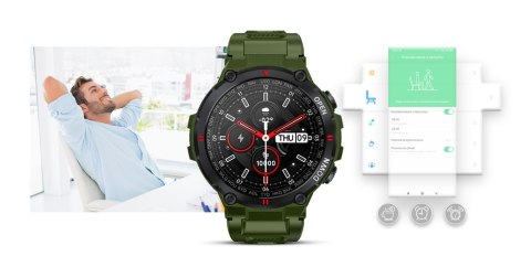 Smartwatch GIEWONT Focus SmartCall GW430-3 - Forest