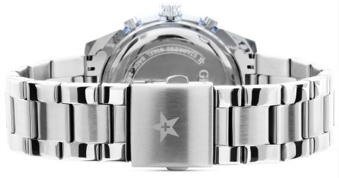 Zegarek Męski GIEWONT PrimeChrono GW8620-2 Chronograf Silver/Blue