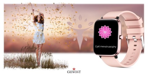 Smartwatch GIEWONT Dynamic SmartCall GW230-1 - Rose Gold/Powder Pink