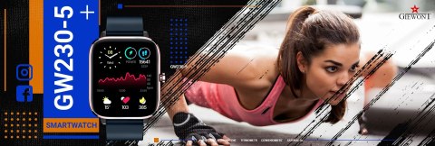 Smartwatch GIEWONT Dynamic SmartCall GW230-5 - RoseGold/Deep Ocean