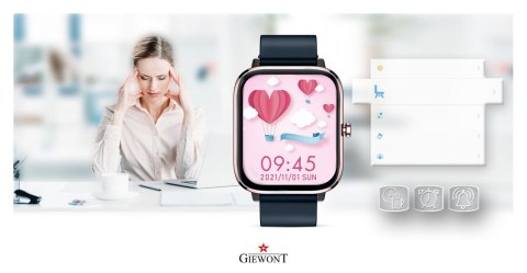Smartwatch GIEWONT Dynamic SmartCall GW230-5 - RoseGold/Deep Ocean