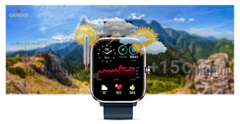 Smartwatch GIEWONT Dynamic SmartCall GW230-5 - RoseGold/Deep Ocean