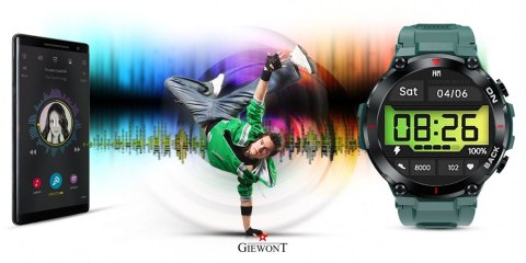 Smartwatch GIEWONT Pionier GPS GW460-2 - Sea Green
