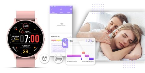 Smartwatch GIEWONT Sport Around GW120-1 - Powder Pink