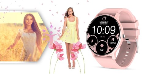 Smartwatch GIEWONT Sport Around GW120-1 - Powder Pink