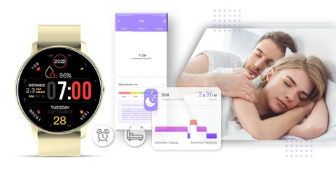 Smartwatch GIEWONT Sport Around GW120-6 - Ivory Effect