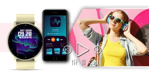 Smartwatch GIEWONT Sport Around GW120-6 - Ivory Effect