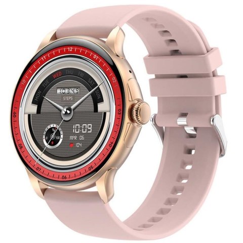 Smartwatch Damski Rubicon RNCF35 ROSE GOLD Bransoleta + Pasek Pink