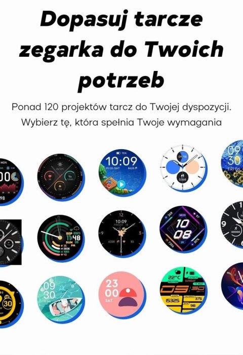 Smartwatch Damski GRAVITY GT12-7 Czarny Pasek Silikonowy + Srebrna Bransoleta