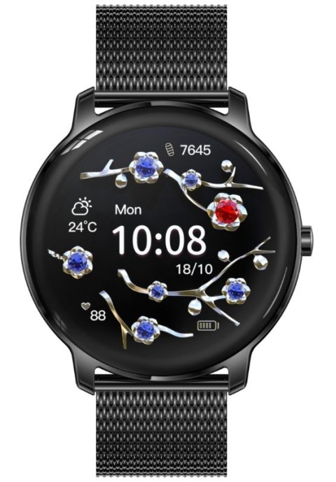 Smartwatch Damski RUBICON RNBE66 Black SMARUB124