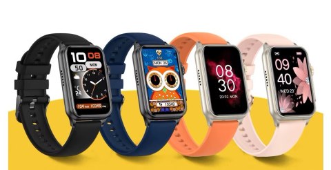 Smartwatch Damski RUBICON RNCF06 Tytan/Orange SMARUB221