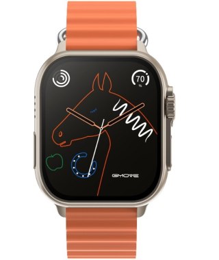 Smartwatch Męski RUBICON RNCF17 Tytan/Orange SMARUB269