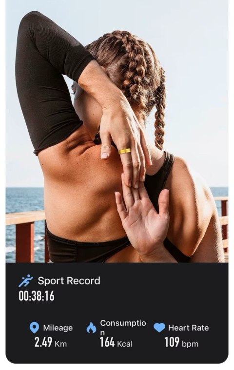 Smart Ring RUBICON R6 Deep Grey SIZE-9(US) SMARUB323