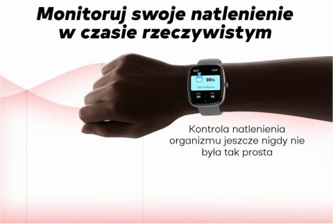 Smartwatch Męski GRAVITY GT18-6 Czarny Pasek Silikonowy + Granatowy Pasek