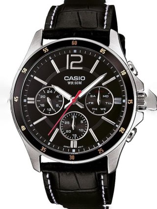 ZEGAREK MĘSKI CASIO MTP-1374L-1AV (zd064b) + BOX