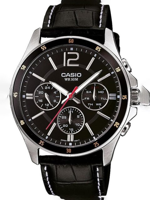 ZEGAREK MĘSKI CASIO MTP-1374L-1AV (zd064b) + BOX
