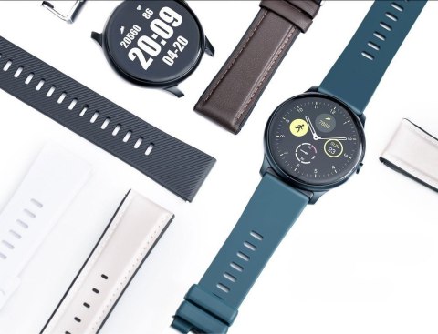 SMARTWATCH MĘSKI G. Rossi G.RSWSF1-3C1-1 silver/black + dodatkowy PASEK (sg003a)