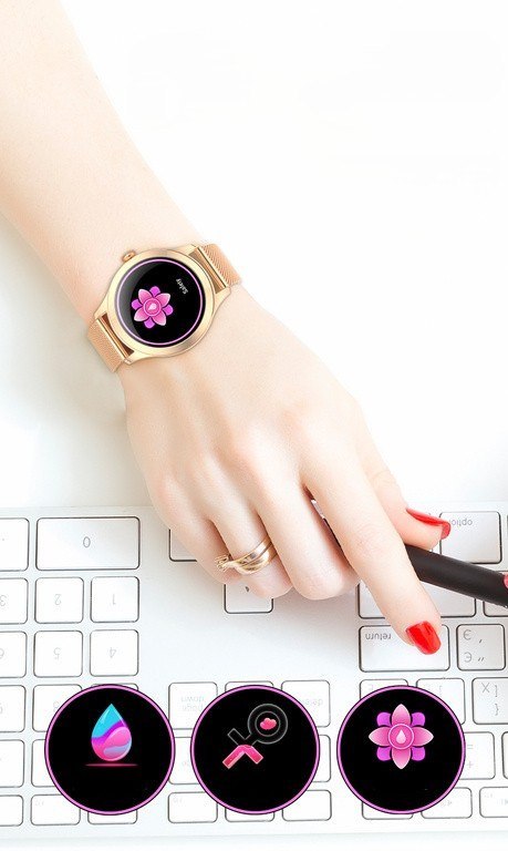 SMARTWATCH DAMSKI G. Rossi SW014-2 rosegold (sg009b)