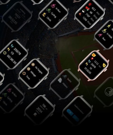 SMARTWATCH UNISEX G. Rossi SW013-3 black (sg008c)