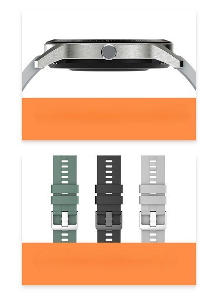 SMARTWATCH MĘSKI G. Rossi SW018-2 silver/gray (sg012b) WŁASNE TARCZE