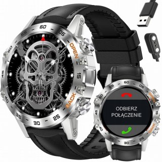 SMARTWATCH MĘSKI GRAVITY GT9-6 - WYKONYWANIE POŁĄCZEŃ, CIŚNIENIOMIERZ (sg021f)