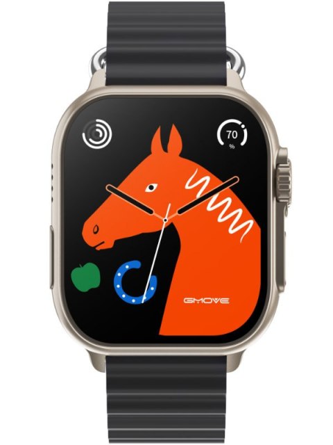 SMARTWATCH UNISEX Rubicon RNCF17 - BLUETOOTH CALL, ŁADOWANIE BEZPRZEWODOWE (sr059a)