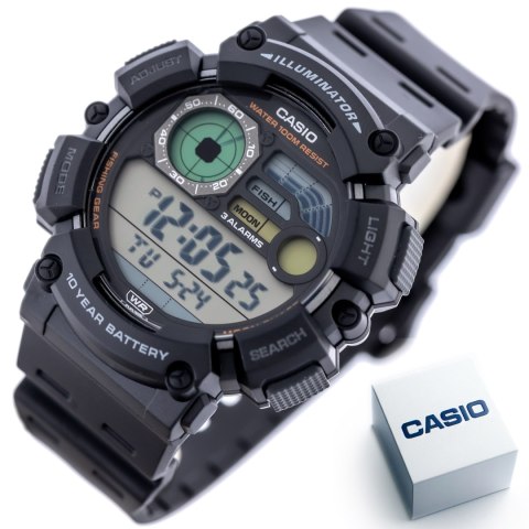 ZEGAREK MĘSKI CASIO Digital Moonphase WS-1500H-1A + BOX