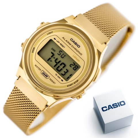 Zegarek Damski Casio Vintage A171WEMG-9A + BOX (zd645a)