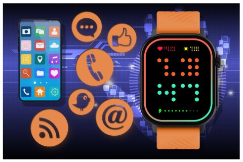 SMARTWATCH UNISEX GRAVITY GT15-2 - ROZMOWY BLUETOOTH, DODATKOWY PASEK (sg029b)