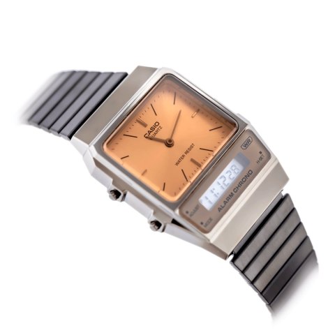 ZEGAREK UNISEX CASIO Vintage Dual Time AQ-800ECGG-4ADF + BOX