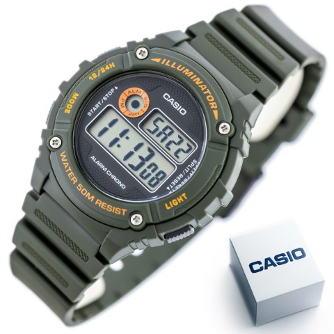 Zegarek Męski Casio W-216H-3B + BOX