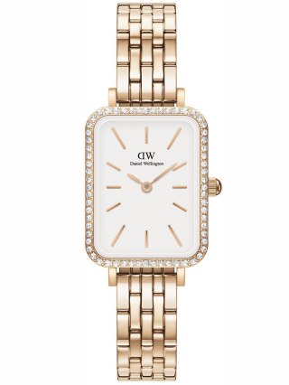 ZEGAREK DAMSKI DANIEL WELLINGTON Quadro Rose Gold DW00100672 + BOX (zw519h)