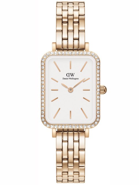 ZEGAREK DAMSKI DANIEL WELLINGTON Quadro Rose Gold DW00100672 + BOX (zw519h)