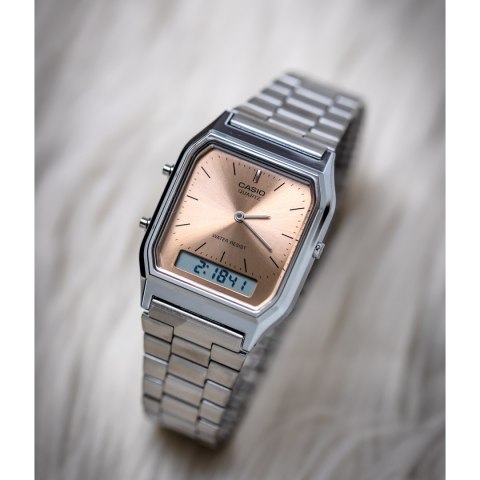 ZEGAREK UNISEX CASIO Vintage AQ-230A-4AMQYDF + BOX