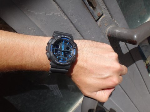 ZEGAREK MĘSKI CASIO G-SHOCK GA-100-1A2ER (zd135b) + BOX