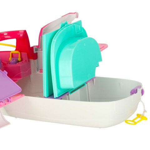 Łódź dla lalek jacht imprezowy rozkładany lalka deska surfingowa