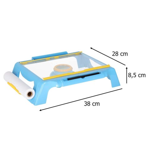 Projektor rzutnik stolik do rysowania karty niebieski