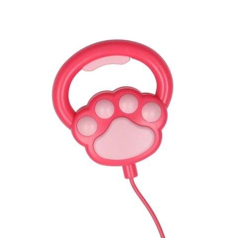 Kotek interaktywny na smyczy miauczy chodzi rusza ogonem szary