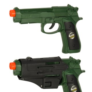 Zestaw wojskowy strój kamizelka karabin lornetka