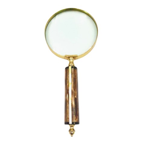 Lupa w Oprawie Mosiężnej z Kościaną Rączką - Idealna do Czytania - MFM