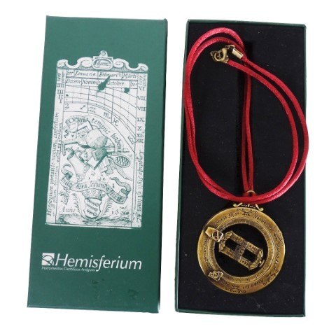 Miniaturowy zegar słoneczny - pierścienie astronomiczne - H90