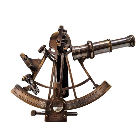 Sekstans Mosiężny w Pudełku Drewnianym - Replika - NC1517