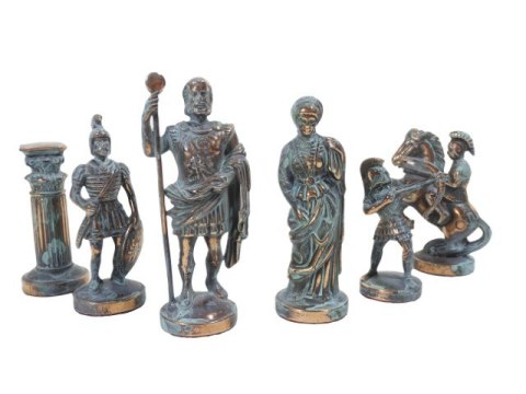 Szachy Mosiężne Łucznicy Duże 44x44cm - Luksusowy Prezent - S10BBRO