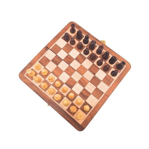 Szachy drewniane magnetyczne - gra strategiczna - G201Z