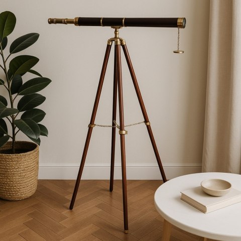 Wielka Luneta Dekoracyjna na drewnianym trójnogu - TWSS