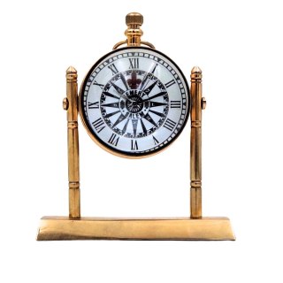 Zegar Marynistyczny na Biurko Mosiężny- NC2963