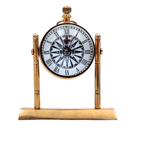 Zegar Marynistyczny na Biurko Mosiężny- NC2963