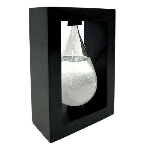 Barometr Burzowy Fitzroya w Oprawie Drewnianej - Kropla Storm Glass - BAW1