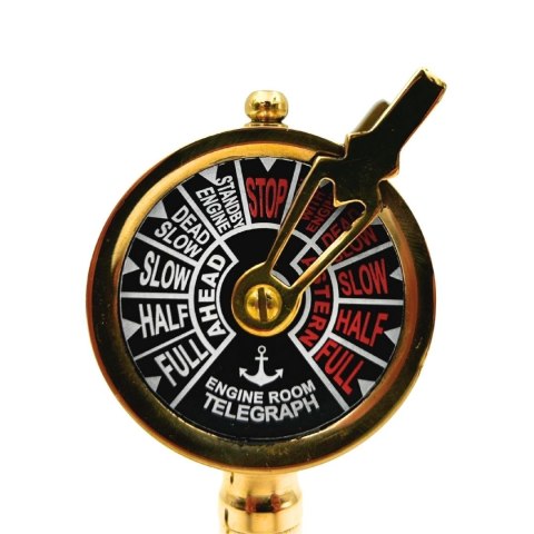 Elegancki Zestaw na Biurko - Telegraf Maszynowy, Kompas, Uchwyt na długopis - TT018