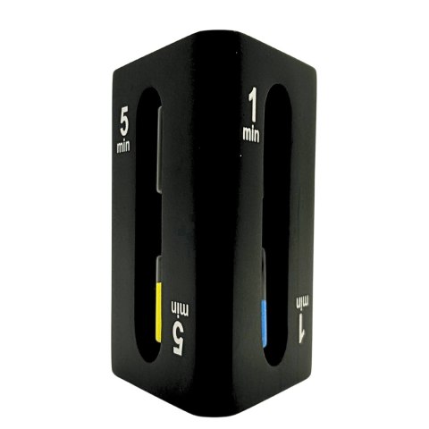 Klepsydra 1-3-5 minut trójstronna czarna - STW6